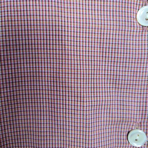NWT Talbots Women's Red Plaid Relaxed Fit Classic Button Up Shirt Soft Size 6 - Picture 8 of 11
